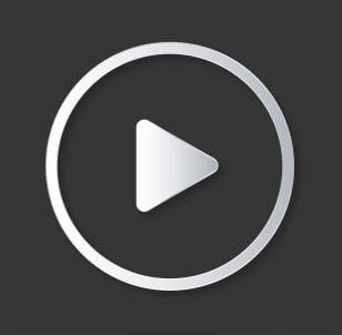 Icono de Youtube negro