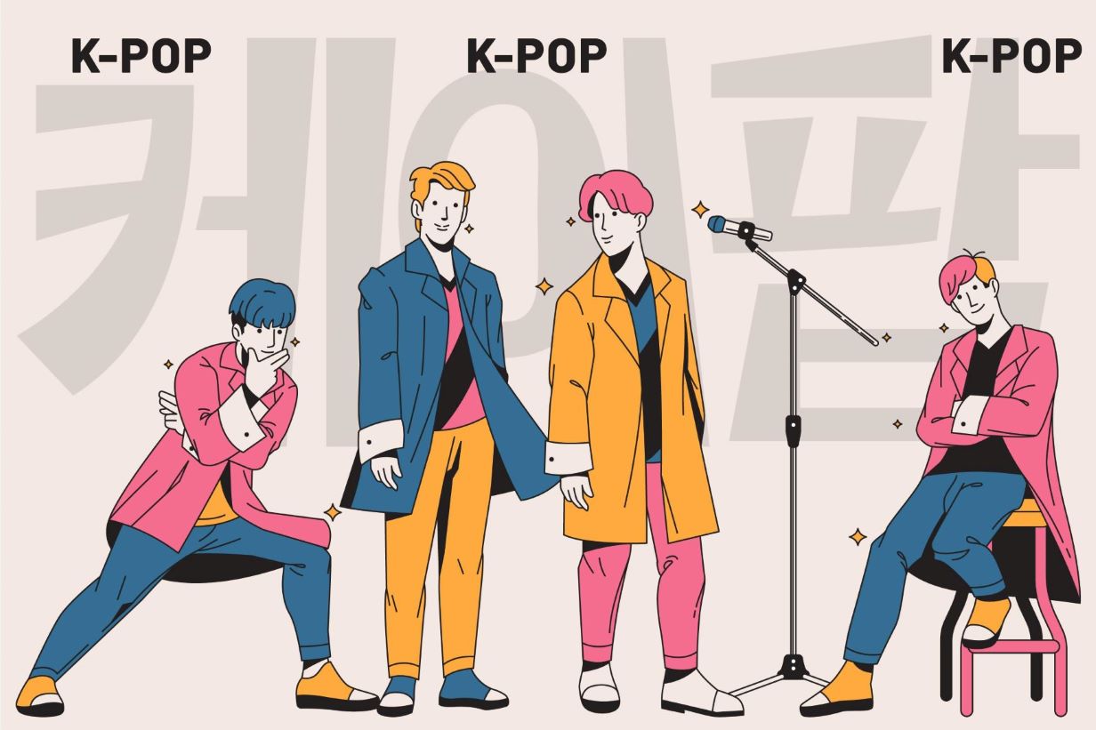 K-pop Korean language