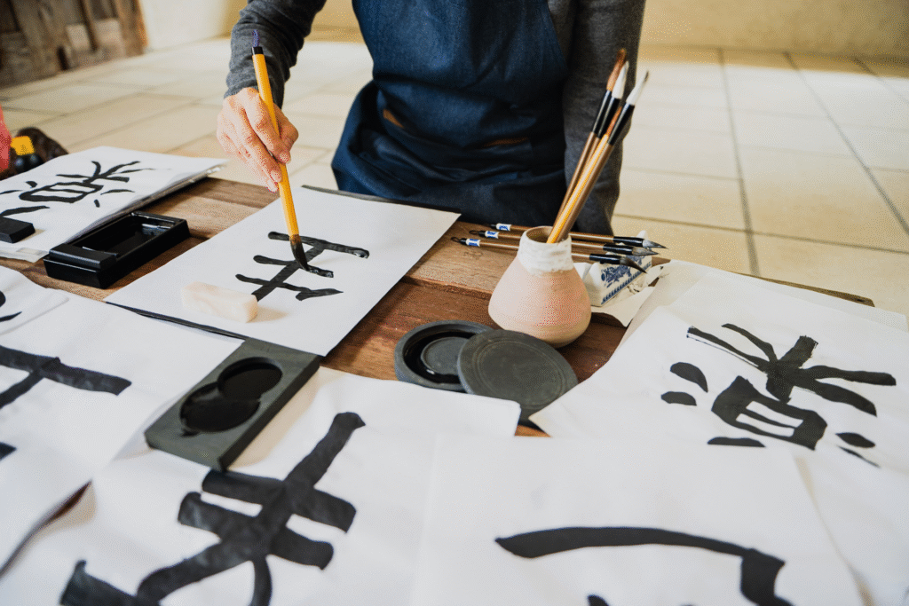 la cultura de Japón - escritura